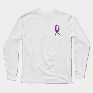 Purple  Awareness Ribbon Long Sleeve T-Shirt